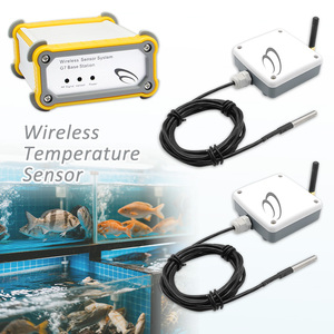 2 Sets Wireless RF <b>Temperature</b> Data <b>Logger</b> Sensor for Aquaculture Fish Farm And Various Water Temp Supervision - Product Image 1