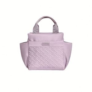 Sac fourre-tout de maternité tissé et gaufré tendance, grande capacité, imperméable, en tissu Oxford, pour mamans - Product Image 1