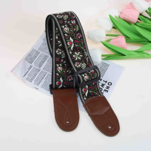 สายสะพายกีตาร์อะคูสติกแบบโพลีเอสเตอร์ขนาด 2 นิ้ว พร้อมโลโก้สั่งทำพิเศษ สายสะพายไหล่ PU นุ่มสบาย ขนาดตรงตามที่ต้องการ ส่งตรงจากบริษัท - Product Image 3