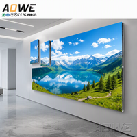 Mur vidéo LED extérieur A15 2m x 3m P2.5/P4/P5 HDR10+ 5000-7000cd Luminosité, écran publicitaire pour église et cinéma maison