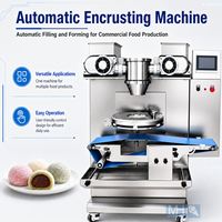 Machine à fabriquer des glaces mochi, ligne de produits végétariens, laminoir à pâte, machine à garnir les boules protéinées