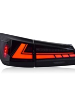 Feux arrière LED dynamiques améliorés pour Lexus IS250 300 modèle 06-12, nouvelle tension 12V, plug-and-play.