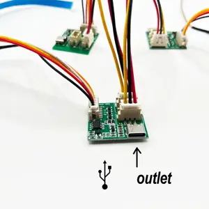 Dc 5V Aanraakgevoelige Circuitsensor Slimme Rivierlichttafelcontroller Netwerkkaartmodule Met Pc Ba-Programma