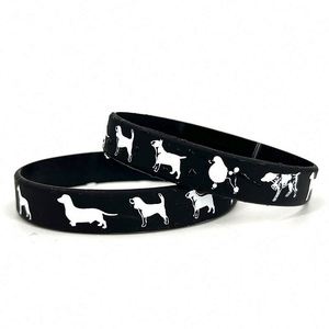 Customizable Silicone Wristbands for Dog Parties, <b>Cute</b> Pet Patterns, Rubber <b>Bracelets</b>, Dog Friendly Promotional Wristbands - Product Image 6