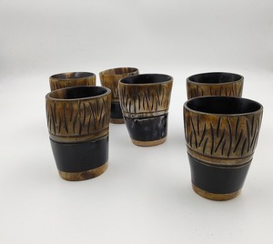 Natural Viking <b>Drinking</b> <b>Horn</b> with <b>Horn</b> Stand Rough Eco-Friendly Religious by Crafts Galore at Lowest Price for Wholesale - Product Image 4