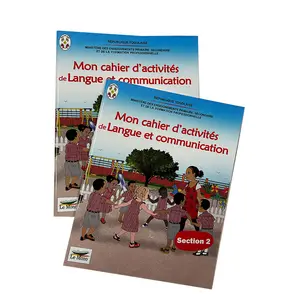 Carton personnalisé A4 taille A4 personnalisable pour enfants livre imprimé de qualité supérieure papier couché d'art offset brillant feuille d'estampage gaufré