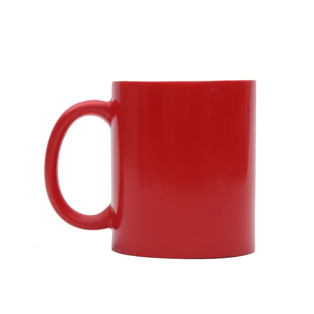 11oz 330ml Tasses à café changeantes de couleur de sublimation sensible à la chaleur Tasse magique en céramique