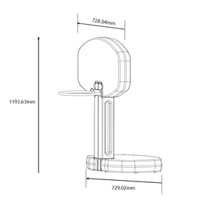 Piscina de baloncesto STARMATRIX con anillo de baloncesto de piscina pisci - Product Image 3
