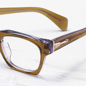 Full Rim Rectangle <b>Eyeglasses</b> <b>Frames</b> Solid Color Anti-Uv Vision Correction Adult Unisex Lightweight Resin Lens - Product Image 4