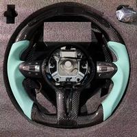 Volant en fibre de carbone à fond plat avec LED pour BMW F30 F10 F11 F20 M3 M5 F21 F31 F32 F33 F22 F25 F34 F36 F01 F23 F06 F07 X3 X5