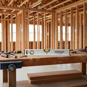 ระดับวัดมุม Stanley Classic Level 12 in 1 1/2 นิ้ว แบบแม่เหล็กด้านเดียว ความแม่นยำ 0.5 มม. พร้อมขวดวัด รับประกัน 3 ปี สำหรับงานประปาและก่อสร้าง - Product Image 3