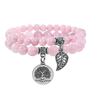 <span class=keywords><strong>Bracelet</strong></span> <span class=keywords><strong>de</strong></span> perles <span class=keywords><strong>de</strong></span> pierres précieuses naturelles Chakra pour <span class=keywords><strong>femme</strong></span> avec pendentifs à breloque <span class=keywords><strong>arbre</strong></span> <span class=keywords><strong>de</strong></span> <span class=keywords><strong>vie</strong></span> et feuille Bracelets extensibles en cristal - Product Image 6