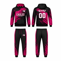 Ensemble de survêtement personnalisé pour équipe, sweat-shirt de sport personnalisé avec impression de logo, nom et numéro pour club et équipe