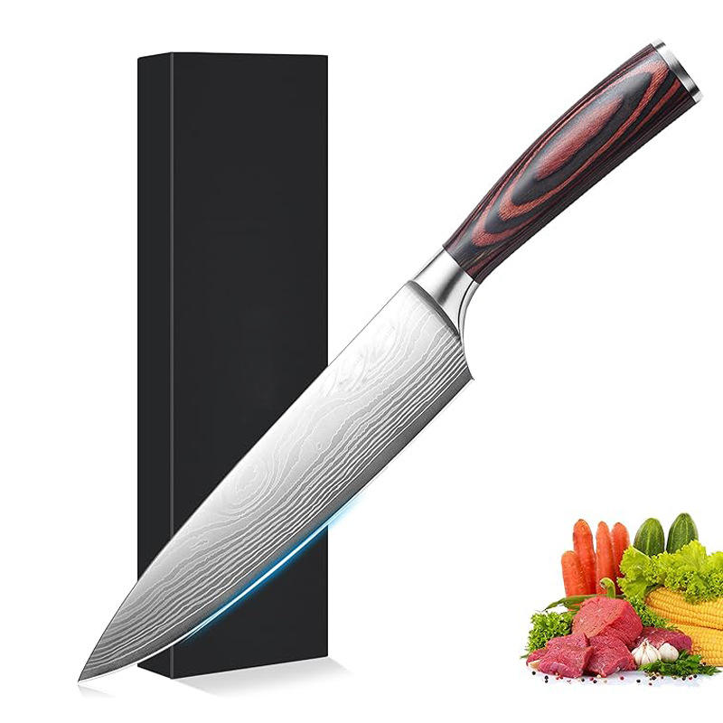 Couteau de chef marron