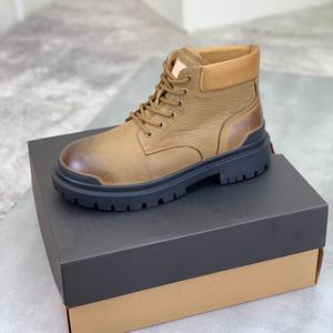 Botas de Nieve Unisex de Media Caña con Cordones, de Alta Calidad, Tendencia 2026, para Invierno/Otoño, de Cuero Genuino, Antideslizantes, Transpirables, Térmicas y a la Moda - Product Image 4