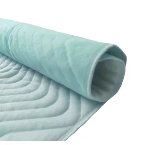 Almohadillas antifugas de orina reutilizables para cama de adulto, almohadilla lavable para orina de cuatro pisos