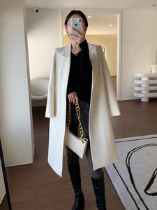 OUDINA SGS all'ingrosso giacca a vento manica lunga a manica lunga giacca Beige giacca lunga da donna - Product Image 2