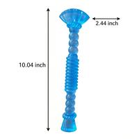 Jouet de tirage pour chien à double ventouse, bâton à mâcher durable en TPR transparent, jouet interactif autonome pour le nettoyage des dents des chiens