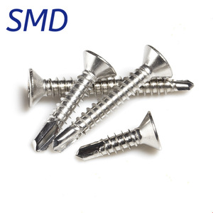 Smd Phillips Countersunk Head Tapping Screws M3.5 M4.2 M4.8 Metric Right Hand Class 4.8 Passivated Steel <b>Fasteners</b> For Metal - Product Image 5