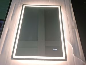 Frontlit + backlit Led gương thắp sáng Vanity gương tùy chỉnh trang điểm gương với đèn - Product Image 3