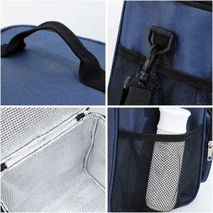 Reusable Eco-Friendly <strong>Custom</strong> Logo Cooler Lunch Bags Cold Thermal Food Delivery <strong>Insulated</strong> Lunch Bags Cooler <strong>Box</strong> for Kids - Product Image 3