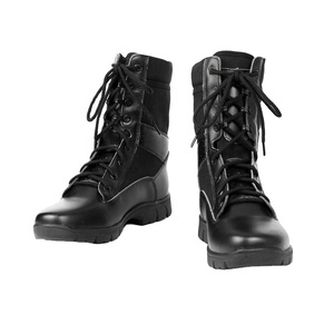 Tactical <strong>Boots</strong> Sale China XinXing Tactical Combat Training Black Full Grain Leather <strong>Boots</strong> - Product Image 1