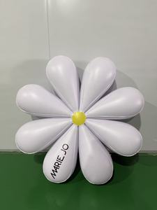 Fleur de marguerite gonflable blanche hermétique <span class=keywords><strong>Alice</strong></span> <span class=keywords><strong>au</strong></span> <span class=keywords><strong>pays</strong></span> <span class=keywords><strong>des</strong></span> <span class=keywords><strong>merveilles</strong></span>, fleurs colorées, imperméable, taille personnalisable pour décorations de fête - Product Image 2