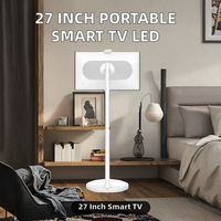 Televisor Inalámbrico Inteligente de 22-32 Pulgadas con Soporte Vertical Integrado Móvil, Pantalla Táctil LCD, Monitor Móvil, Señalización Digital