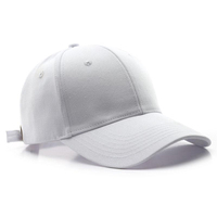 Casquette de baseball unisexe en coton pur de haute qualité, chapeau uni réglable avec support arrière, broderie et impression de logo personnalisés