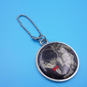 <b>Anime</b> <b>Keychain</b> Zinc Alloy 30mm Custom Printed Epoxy Metal Pendant Gift Promotional Accessory - Product Image 2