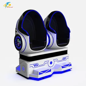 Thực tế ảo thiết bị trò chơi điện ảnh giả lập <span class=keywords><strong>2</strong></span> chỗ 9D <span class=keywords><strong>VR</strong></span> <span class=keywords><strong>3D</strong></span> trứng ghế máy - Product Image 3