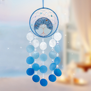 Decoración Colgante de Interior con Árbol de la Vida de Cristal, Estilo Bohemio Moderno Minimalista, Hecho a Mano y con Acabado Arenado, para Dropshipping - Product Image 6
