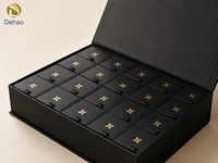 Boîte à parfum et bougie carrée en carton rigide avec logo personnalisé, conception couvercle et base, impression quadricolore/estampage à chaud/UV, directement de l'usine