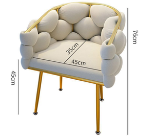 Silla y Taburete de Comedor Nórdicos Modernos Minimalistas <span class=keywords><strong>para</strong></span> Cafetería y Restaurante, Silla de Ocio de Lujo Ligero con Respaldo Premium - Product Image 5