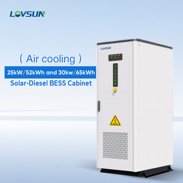 52kWh/65kWh All-in-One Outdoor Industrial Solar Battery Storage Cabinet System Lithium LiFePO4 Battery New Energy Storage System