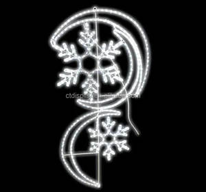 كبير ضوء ندفة الثلج الديكور القطب التجاري - Product Image 1