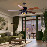 Ventilateur de plafond universel à fonctionnement silencieux avec télécommande, kit d'économie d'énergie, ventilateur de plafond de luxe avec lumière