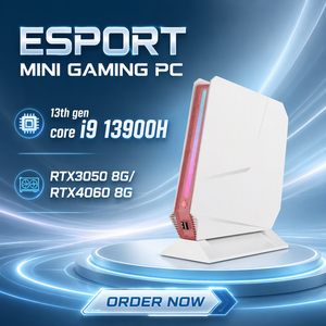 Mini <span class=keywords><strong>PC</strong></span> Gamer Personalizable de 13.ª Generación, I9 13900H/12900H/I7 12700H, RTX3050Ti/4060, 8G GDDR6, <span class=keywords><strong>PC</strong></span> para Juegos con IA, 3 Pantallas 4K, Wifi6 - Product Image 1