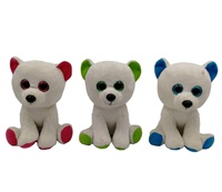 Peluche super douce au design nouveau de haute qualité personnalisée en usine d'ours polaires mignons