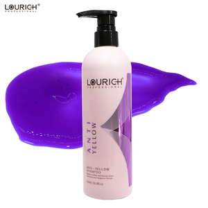 Champú antiamarillo sin champú morado para cabello rubio gris plateado - Product Image 1