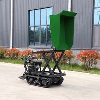Neues Design Fabrik Mini Track Dumper 500kg 1000kg Mini Dump Truck Elektro Crawler Mini Dumper