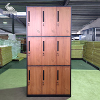 Prix promotionnel Acier Casiers Bagages De Stockage Armoire Métallique Armoire Casier Pour Gymnase De L'école