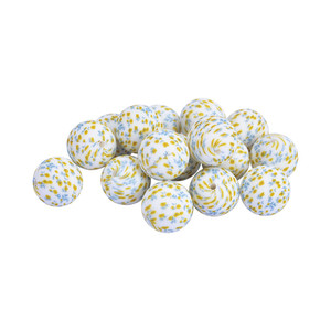 Cuentas de silicona orgánico para bebés, respetuosas con el medio ambiente, cuentas de silicona redondas de grado alimenticio, gran oferta - Product Image 1