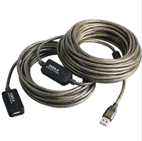 20 Mt (65ft) USB 2.0 Ein Mann zum Weiblichen Aktive Erweiterung Extender Repeater Kabel