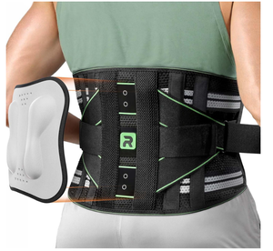 Ceinture lombaire respirante personnalisée avec 8 baleines et coussinet 3D pour un soutien lombaire puissant, pour hommes et femmes - Product Image 1