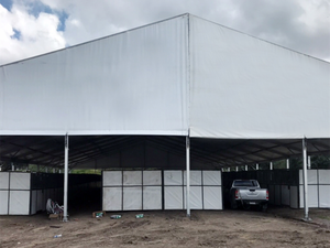 Tenda kuda tugas berat, penutup kain PVC tahan angin tahan api api tinggi untuk acara luar ruangan - Product Image 4