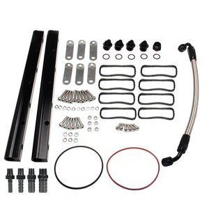 黑色银色92毫米102毫米LS1 LS2 LS6 TIG焊接装配式进气歧管，带燃油轨 - Product Image 6