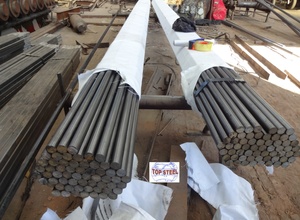 Giá rẻ thép thanh tròn ASTM A36 S235 s275 s295 S355 1045/1060/1080/4130/4145 thanh tròn bề mặt màu đen giả mạo từ nhà cung cấp Trung Quốc - Product Image 2