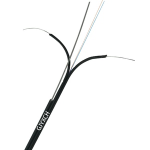 Precio de fábrica GJYXCH Venta caliente de fábrica Cable de bajada FTTH para exteriores 1 núcleo 2 núcleos G657A Cable plano de fibra óptica de acero de 1.0MM - Product Image 4