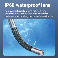 Boroscopio Industrial PLX P370 de 8.5mm OEM/ODM, Herramienta de Inspección y Reparación con Dirección Bidireccional de 360°, Pantalla de 5.0 Pulgadas, 1080p, IP67, Zoom 2X, 75° de Campo de Visión, 5h de Duración